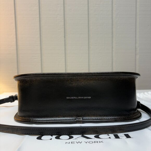 Coach Waverly Bag in Loved Leather (Black) - Picture 4 of 9